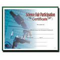 Science Fair Participation Stock Certificate w/ Microscope Photo